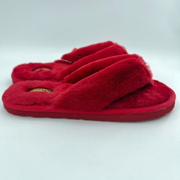 Puma Fluff Flip Slide 'Persian Red Team Gold Women’s Flat Sandals Size 6 - Picture 8 of 12